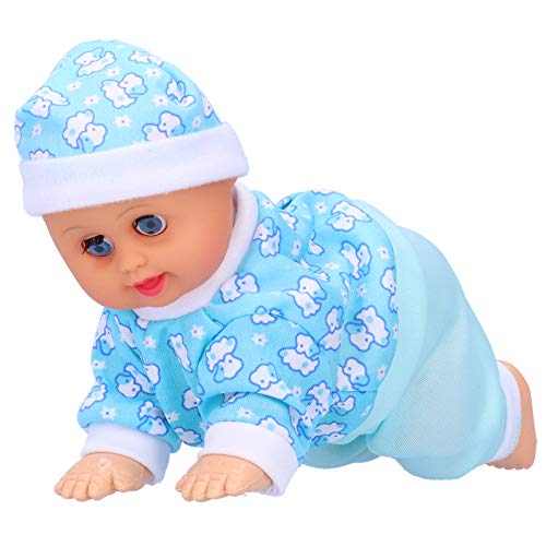 SUPYINI Nette Babypuppe, Intelligente Elektrische Lachende Babypuppenspielzeug für, Lebensee Puppe mit Interaktiver Funktion, Geeignet Zum Spielen mit Kindern, Batteriebetrieben von SUPYINI
