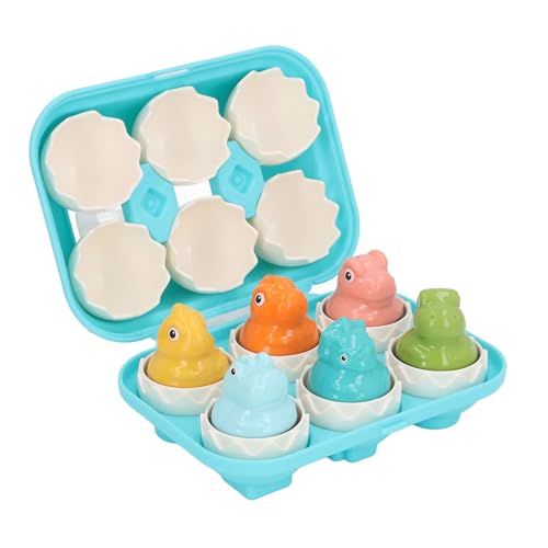 SUPYINI Pädagogische Ei -Kombination Spielzeug, Montessori Kleinkindform Passende Eier mit Farbschall, Fantasievolle Spielidee für, Sicheres, Leichtes Kunststoffmaterial (DF35) von SUPYINI