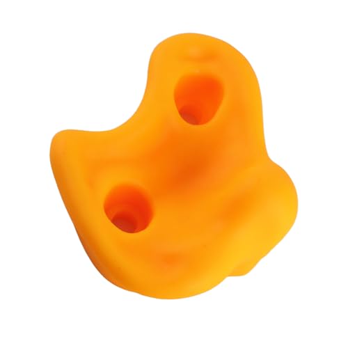SUPYINI Premium PE -Kletternmauer Hält Set, Ergonomisches Design, Professionelle Schrauben, Ideal für übungen und Spaß, Kletterwandgriffe (Gelb) von SUPYINI