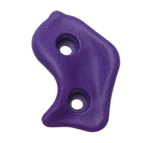 SUPYINI Premium PE -Kletternmauer Hält Set, Ergonomisches Design, Professionelle Schrauben, Ideal für übungen und Spaß, Kletterwandgriffe (Lila) von SUPYINI