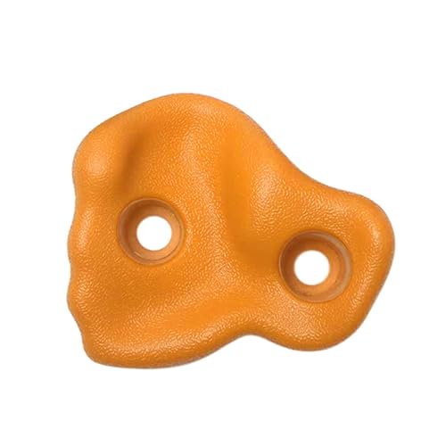 SUPYINI Premium PE -Kletternmauer Hält Set, Ergonomisches Design, Professionelle Schrauben, Ideal für übungen und Spaß, Kletterwandgriffe (Orange) von SUPYINI