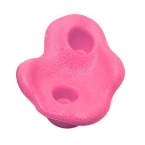 SUPYINI Premium PE -Kletternmauer Hält Set, Ergonomisches Design, Professionelle Schrauben, Ideal für übungen und Spaß, Kletterwandgriffe (Rosa) von SUPYINI