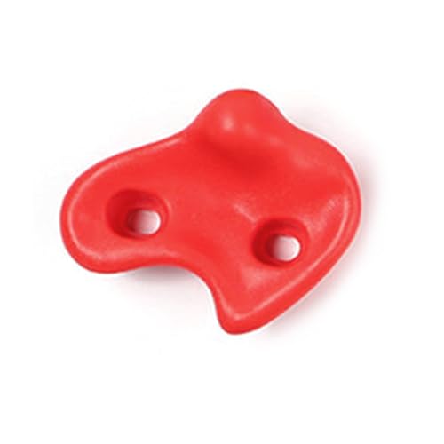 SUPYINI Premium PE -Kletternmauer Hält Set, Ergonomisches Design, Professionelle Schrauben, Ideal für übungen und Spaß, Kletterwandgriffe (Rot) von SUPYINI