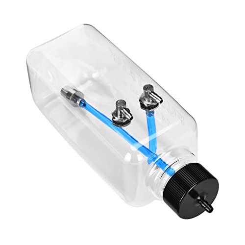 SUPYINI RC-Zubehör, Ferngesteuerte Modellzubehörteile, Transparenter Kunststoff-Kraftstofftank für RC-Flugzeuge (410 ml (für 30–40 cm³ Flugzeuge)) von SUPYINI
