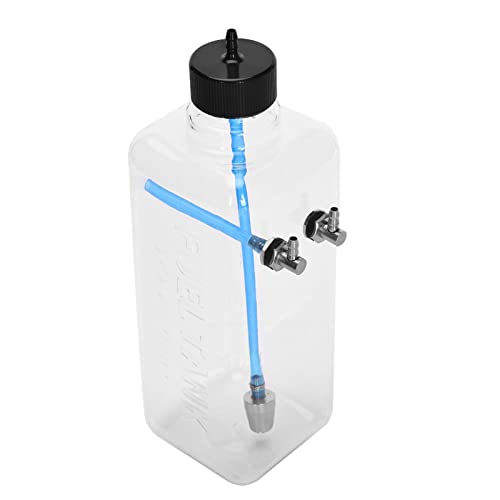 SUPYINI RC-Zubehör, Ferngesteuerte Modellzubehörteile, Transparenter Kunststoff-Kraftstofftank für RC-Flugzeuge (700 ml (für 50–70 cm³ Flugzeuge)) von SUPYINI