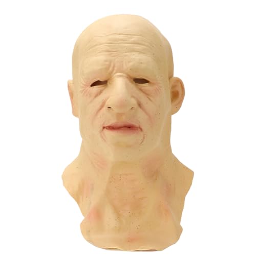 SUPYINI Silikonmaske, Latexmaske Herren, realistische Maske, Horrormaske, gruselige Silikon-Gesichtsmaske, Horror, Halloween, Cosplay, Masken, Party, Cosplay, Kostüm, SUPYINI Silikonmaske, Latexmaske Herren, realistische Maske, Horrormaske, gruselige Silikon-Gesichtsmaske, Horror, Halloween, Cosplay, Masken, Party, Cosplay, Kostüm, von SUPYINI
