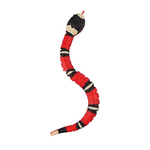 SUPYINI Smart Sensing Electric Snake Toy, Interaktives Katzenspielzeug mit Simulationsinduktion für Halloween, Weihnachten SUPYINI Smart Sensing Electric Snake Toy, Interaktives Katzenspielzeug mit Simulationsinduktion für Halloween, Weihnachten von SUPYINI