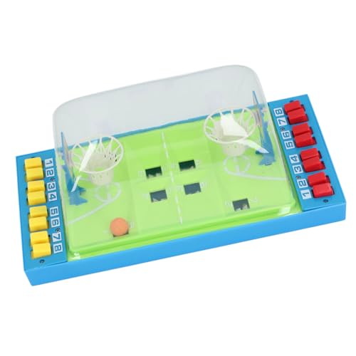 SUPYINI Tisch-Basketballspielzeug, Entwicklungsspielzeug, Tisch-Basketballspielzeug, Mini-Finger-Basketballschuss, Lernspielzeug, Basketballspielzeug, pädagogisches Brettspielzeug, Blau von SUPYINI