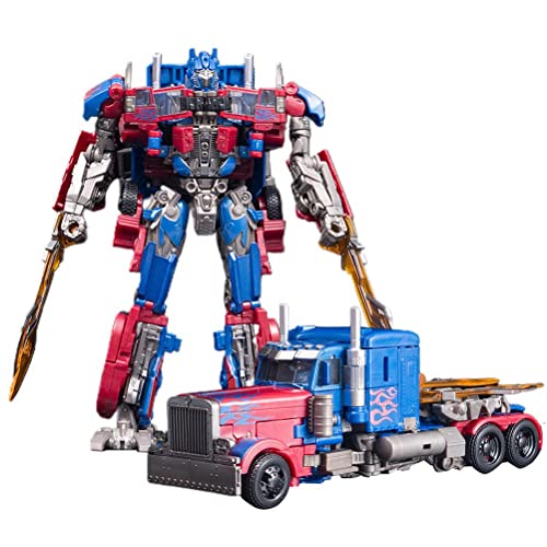 Optimus Prime Figur Spielzeug,Roboter Car Toy, Dark Commander Optimus Prime für Jungen,Generationen von SUPYINI
