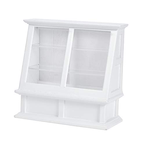 SUPYINI Vivid 1/12 Mini Dollhouse Cabinet, Exquisites Holzmöbelmodell für Puppenhausdekoration, Vorschläge Zur Anpassung von Nicht- und Birkenmaterialanpassungen (Weiß) von SUPYINI
