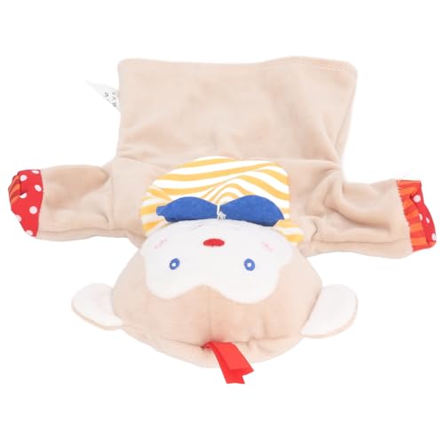 SUPYINI Weihnachts-Handpuppen für, Weiche Plüsch-PP-Baumwoll-Handpuppe, Tier-Handpuppe, Niedliches Cartoon-Kleinkind-Plüschspielzeug für Eltern-Kind-Interaktion (AFFE) von SUPYINI