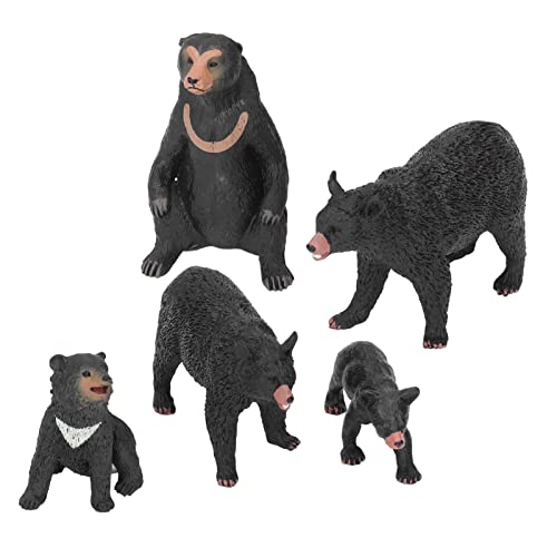 SUPYINI Wildlife Bear Family Figur mit Realistischer Bewegung, Lehrreicher und Lustiger, Detaillierter Schwarzer Bärenfiguren für, Tolle Geburtstagsgeschenke oder Preise SUPYINI Wildlife Bear Family Figur mit Realistischer Bewegung, Lehrreicher und Lustiger, Detaillierter Schwarzer Bärenfiguren für, Tolle Geburtstagsgeschenke oder Preise von SUPYINI