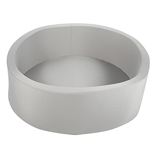 Sicher und Leicht zu Reinigen Weiche Kleinkindkugelgrubenschwamm mit Füllung über800, Ideale Geburtstagskinder, Foto -Prop -Pool -Indoor -Ballgrube für und Mädchen (Grau) von SUPYINI