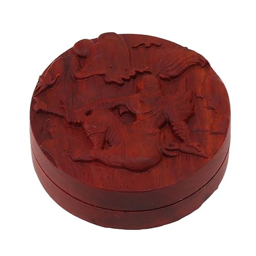 Tidget-Spielzeug mit magnetischem Schiebemechanismus aus Rosenholz, handgemacht, für ADHS, Angst, Konzentration und mehr, mit Ton von SUPYINI