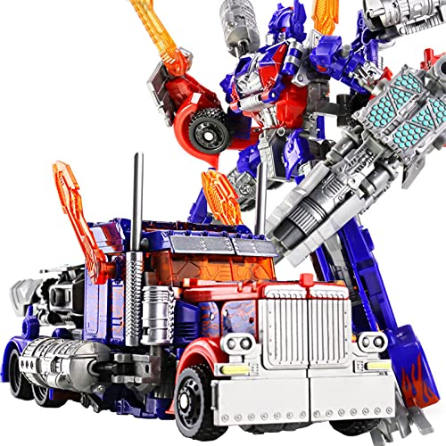 Transformers Spielzeug, Actionfiguren für Kinder, 2 In 1 Transformation Action Figure Spielzeug, Deformierter Autoroboter, Action Figuren Deformations Spielzeug Auto Roboter Rescue Geschenk (#1) von SUPYINI