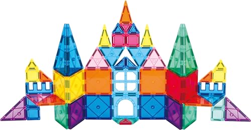 SURFOU 58 Magnetische Fliesen Kinderspielzeug STEM Magnet Montessori Spielzeug, Sensorisches Spielzeug, Kinderspiele, Magnetische Bausteine für Jungen und Mädchen, 3 4 5 6 7 8 Jahre alt SURFOU 58 Magnetische Fliesen Kinderspielzeug STEM Magnet Montessori Spielzeug, Sensorisches Spielzeug, Kinderspiele, Magnetische Bausteine für Jungen und Mädchen, 3 4 5 6 7 8 Jahre alt von SURFOU