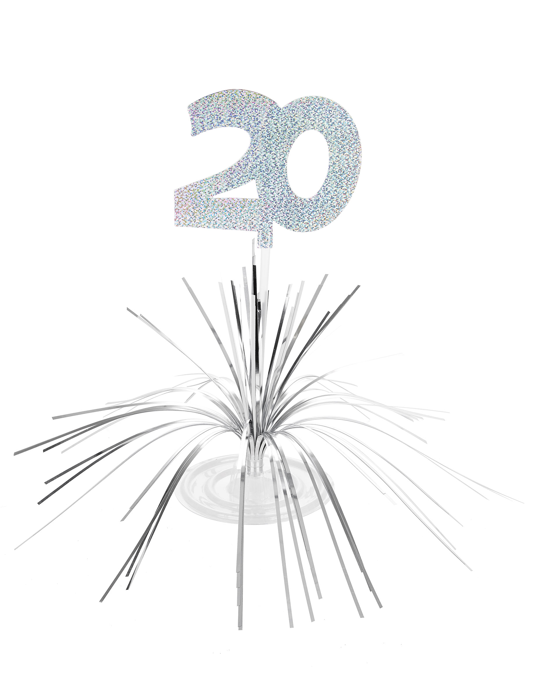 20. Geburtstag Tischaufsteller silber 30x 29cm 20. Geburtstag Tischaufsteller silber 30x 29cm von SURPRISEZ VOUS