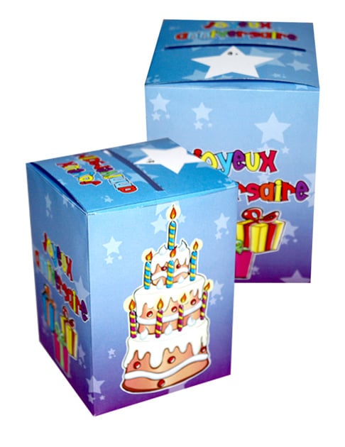 Briefbox Happy Birthday Kartenbox Urne Briefbox Happy Birthday Kartenbox Urne von SURPRISEZ VOUS