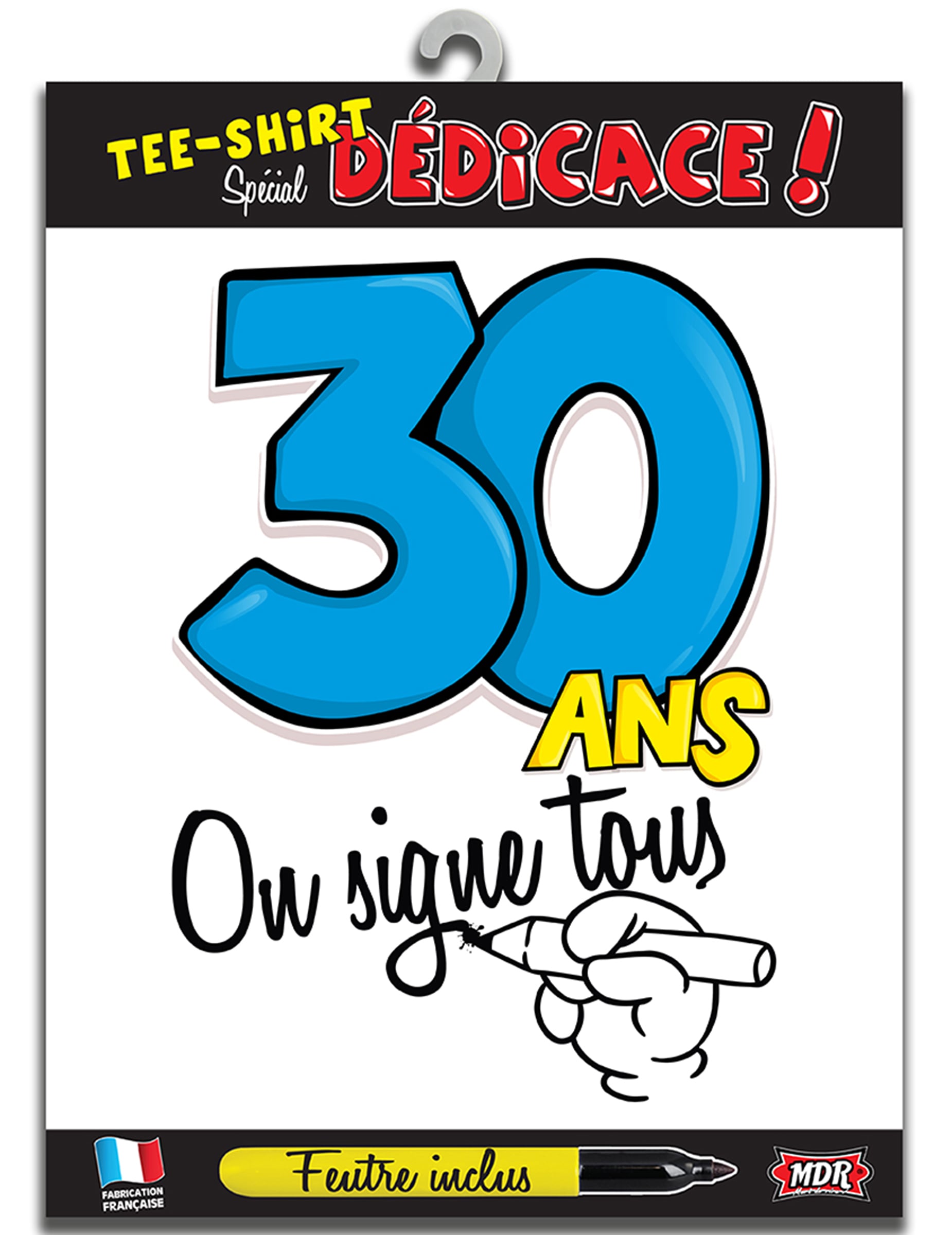 T-Shirt 30. Geburtstag blau-gelb T-Shirt 30. Geburtstag blau-gelb von SURPRISEZ VOUS