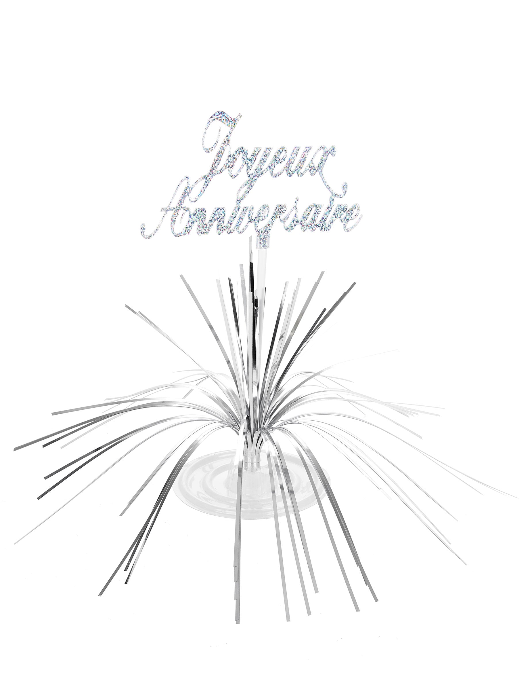 Tischaufsteller Happy Birthday silber Tischaufsteller Happy Birthday silber von SURPRISEZ VOUS