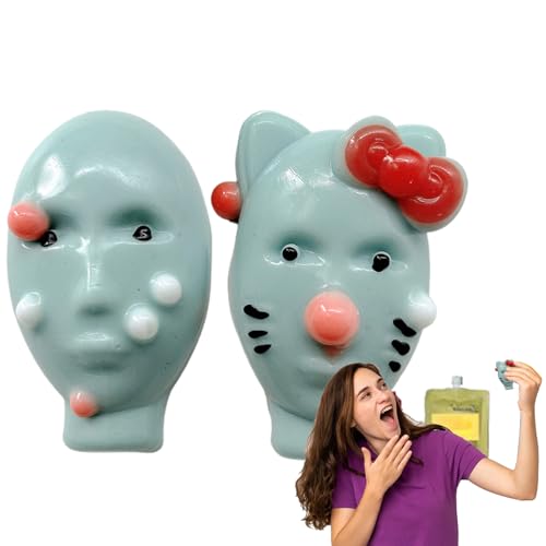 SVCEQZE 2 Stück Pickel Popping Spielzeug, 7.5 × 4.3cm Pickel Ausdrücken Spielzeug, Pimple Popper Toy, Silikon Neuartiger Pickel-Ausdrücker Zur Stresslinderung Für Zuhause Reisen Jugendliche SVCEQZE 2 Stück Pickel Popping Spielzeug, 7.5 × 4.3cm Pickel Ausdrücken Spielzeug, Pimple Popper Toy, Silikon Neuartiger Pickel-Ausdrücker Zur Stresslinderung Für Zuhause Reisen Jugendliche von SVCEQZE