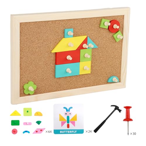 SVCEQZE Hammer Nagelspielzeug, Hammer und Nägel Set | Motorspielzeug mit Nagel,Verbesserung von hölzernen Hammering -Fähigkeiten, die Hilfsmittel für die Kreativität von Kleinkindkörpern unterrichten SVCEQZE Hammer Nagelspielzeug, Hammer und Nägel Set | Motorspielzeug mit Nagel,Verbesserung von hölzernen Hammering -Fähigkeiten, die Hilfsmittel für die Kreativität von Kleinkindkörpern unterrichten von SVCEQZE