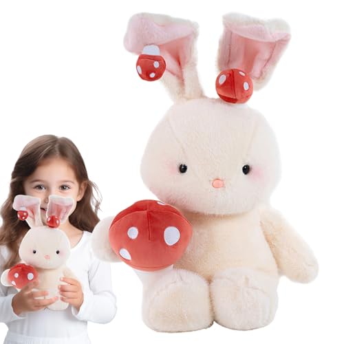 SVCEQZE Kaninchengefüllter Tier, Stoffer Bunny Plüsch, Weichgefüllte Figur mit Pilz, Kuschelige Charaktersammlung, umarmt Plüschpuppen für die Heimdekoration SVCEQZE Kaninchengefüllter Tier, Stoffer Bunny Plüsch, Weichgefüllte Figur mit Pilz, Kuschelige Charaktersammlung, umarmt Plüschpuppen für die Heimdekoration von SVCEQZE