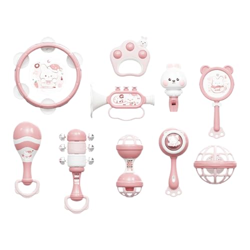 SVCEQZE Kinder Musikinstrumente,Vorschul Percussion-Set Mit Klanghölzern - Lernspielzeug Percussion Set Für Und Mädchen Ab 18 Monate von SVCEQZE