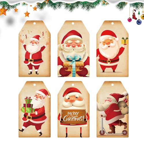 SVCEQZE Weihnachtsgeschenkanhänger mit Schnur, Anhänger, 60 Stück Weihnachtsanhänger Dekoration Weihnachtsanhänger | Weihnachtsdekorationsanhänger, Weihnachtsbänder für Familie, SVCEQZE Weihnachtsgeschenkanhänger mit Schnur, Anhänger, 60 Stück Weihnachtsanhänger Dekoration Weihnachtsanhänger | Weihnachtsdekorationsanhänger, Weihnachtsbänder für Familie, von SVCEQZE