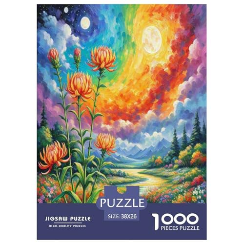 Protea Cynaroides Puzzle 1000-teilige Schwer Puzzle Spielzeug Pädagogisches Spiel Impossible Herausforderung Spielzeug Für Erwachsene Und Kinder Ab 12 Jahren 38x26cm/1000pcs von SVZCMAVDP