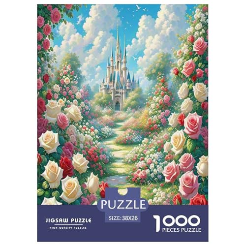 Rose Puzzle 1000 Teile Schwer Puzzle Spielzeug Lernspiel Impossible Herausforderung Spielzeug Für Erwachsene Und Kinder Ab 12 Jahren 38x26cm/1000pcs von SVZCMAVDP