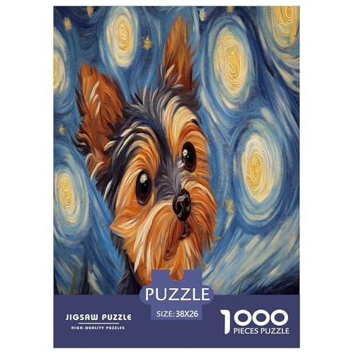 Yorkshire Terrier Puzzle 1000 Teile Schwer Puzzle Spielzeug Lernspiel Impossible Herausforderung Spielzeug Für Erwachsene Und Kinder Ab 14 Jahren 38x26cm/1000pcs Yorkshire Terrier Puzzle 1000 Teile Schwer Puzzle Spielzeug Lernspiel Impossible Herausforderung Spielzeug Für Erwachsene Und Kinder Ab 14 Jahren 38x26cm/1000pcs von SVZCMAVDP