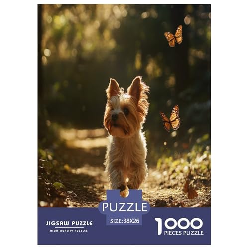 Yorkshire Terrier Puzzle 1000 Teile Schwer Puzzle Spielzeug Lernspiel Impossible Herausforderungsspielzeug Für Erwachsene Und Kinder in Bewährter 38x26cm/1000pcs Yorkshire Terrier Puzzle 1000 Teile Schwer Puzzle Spielzeug Lernspiel Impossible Herausforderungsspielzeug Für Erwachsene Und Kinder in Bewährter 38x26cm/1000pcs von SVZCMAVDP