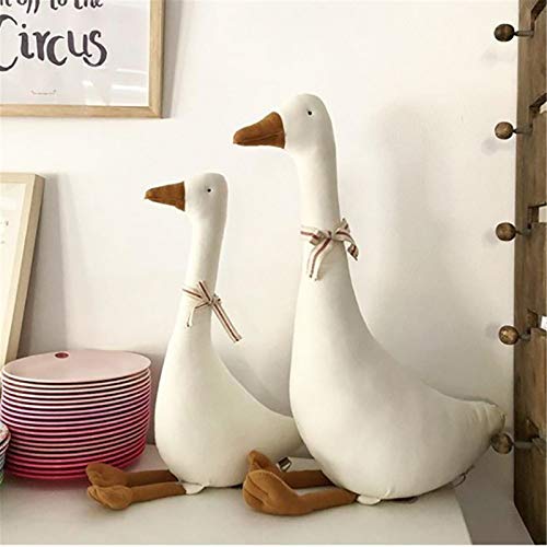 SWECOMZE 1 PCS Gans Plüschtiere Spielzeug,Weiße Gans Plüschtier Kuscheltier Weiche Plüsch Große Gans Spielzeug Baby Geburtstag Geschenke (55 cm) von SWECOMZE