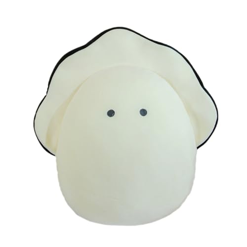 SWECOMZE Auster Plüschtier Stofftier Kuscheltier Auster Wurfkissen Kuscheltiere Geschenk für Erwachsene Und Kinder Halloween (50cm,Kein Schnuller) von SWECOMZE