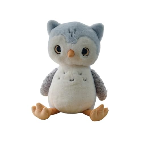 SWECOMZE Cartoon Tier niedliche Eule Stofftier Plüschtier, Eule Kuscheltier Plüschpuppen, Stofftier Schmusetier Geschenk für Jungen Mädchen (30cm,Blau) von SWECOMZE