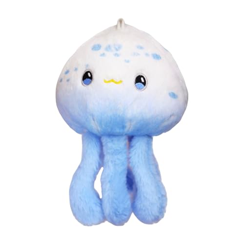 SWECOMZE Plüschtier Plüsch Blauer Ozean Plüschtier Kuscheltier Niedliche Quallen, Seepferdchen. Seestern Spielzeug Kinder Geburtstag Geschenk (Qualle 20cm) von SWECOMZE
