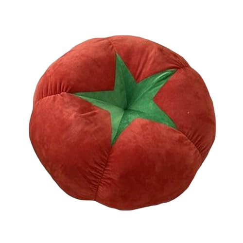 SWECOMZE Spinne Plüschtier Stofftier Kuscheltier Spinne Wurfkissen Kuscheltiere Geschenk für Erwachsene Und Kinder Halloween (45cm,Tomate) von SWECOMZE