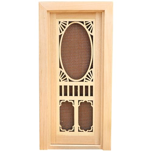 Dollhouse Tür, 1 12 Skala Dollhouse Möbel Holztür Simulation Doll Hausmöbel Miniaturbildschirm für DIY -Szene Doll Home Craft Dollhouse Tür, 1 12 Skala Dollhouse Möbel Holztür Simulation Doll Hausmöbel Miniaturbildschirm für DIY -Szene Doll Home Craft von SWEETBIUTI