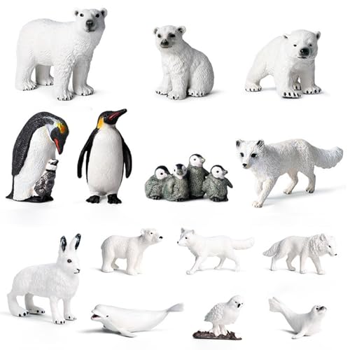 Meerestiere und arktische Tiere Figuren gesetzt 14PCS Realistische Tierfiguren umfassen Beluga Wal, Siegel und mehr pädagogische Lernspielzeug Geburtstagsgeschenk -Tiere Spielzeug für Kinder Meerestiere und arktische Tiere Figuren gesetzt 14PCS Realistische Tierfiguren umfassen Beluga Wal, Siegel und mehr pädagogische Lernspielzeug Geburtstagsgeschenk -Tiere Spielzeug für Kinder von SWEETBIUTI