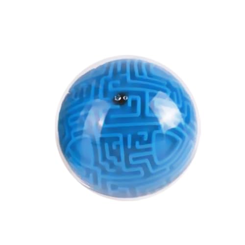 Mini 3D Magic Labyrinth Puzzle Ball Cube Globe Sphere Sphere Labyrinth Spielzeug Gehirn Teaser Lernbildung Puzzle Spielzeuggeschenke (einfach) von SWEETBIUTI