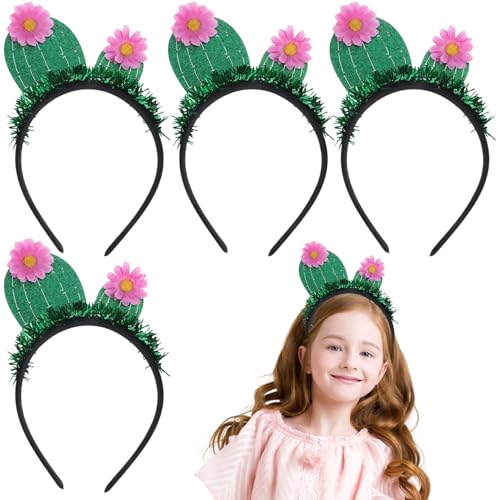 Cactus Stirnband, 4pcs niedliche 3D -Kaktus -Stirnbänder für Frauen, kreative Kaktusparty -Haarband, charmante Pflanzenhaarband für Geburtstagsgeschenke Partyzubehör Cactus Stirnband, 4pcs niedliche 3D -Kaktus -Stirnbänder für Frauen, kreative Kaktusparty -Haarband, charmante Pflanzenhaarband für Geburtstagsgeschenke Partyzubehör von SWEETBIUTI