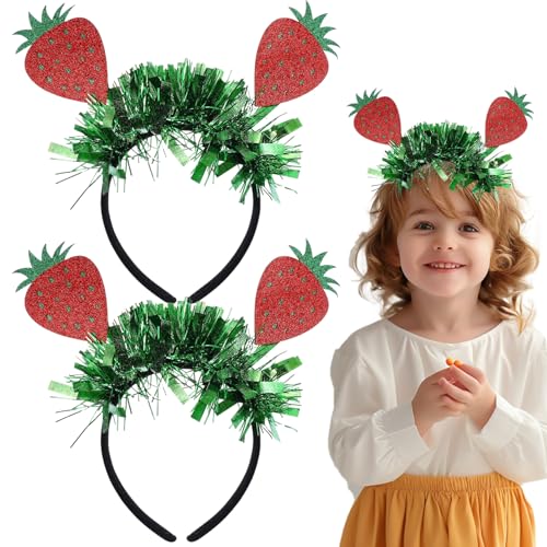 SWEETBIUTI Erdbeer -Stirnband für Frauen und Mädchen, 8, 7 x 9, 5 Zoll entzückend Obststirnband mit 2 Erdbeerdekor, leichte dekorative Haarzubehör für hawaiianische Party, Cosplay SWEETBIUTI Erdbeer -Stirnband für Frauen und Mädchen, 8, 7 x 9, 5 Zoll entzückend Obststirnband mit 2 Erdbeerdekor, leichte dekorative Haarzubehör für hawaiianische Party, Cosplay von SWEETBIUTI