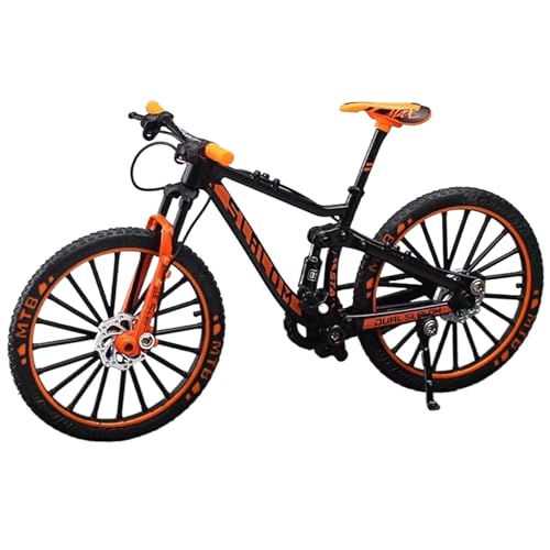 SWEETBIUTI Fingerbike, Klassische Retro -Legierungs -Fingerbikes, Sammlung Geschenke Rennspielzeug Realistisches Mini -Mountainbike -Simulation Spielzeug für Home Office Ornamente, Orange, Fahrräder SWEETBIUTI Fingerbike, Klassische Retro -Legierungs -Fingerbikes, Sammlung Geschenke Rennspielzeug Realistisches Mini -Mountainbike -Simulation Spielzeug für Home Office Ornamente, Orange, Fahrräder von SWEETBIUTI
