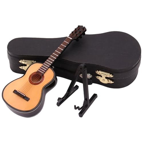SWEETBIUTI Miniaturgitarre Klassische Mini -Gitarrenpuppenhaus -Sammlerfigur Musikinstrumente Accessoires für Home Decoration Display Miniatur, Mini, Gitarren, Puppenhauszubehör SWEETBIUTI Miniaturgitarre Klassische Mini -Gitarrenpuppenhaus -Sammlerfigur Musikinstrumente Accessoires für Home Decoration Display Miniatur, Mini, Gitarren, Puppenhauszubehör von SWEETBIUTI