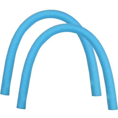 SWEETBIUTI Pool Nudel 2pcs hohe Auftriebsschwimmnudel EPE -Schaum -Pool -Nudeln 59 Zoll gerader Schaumstoffnudeln für Schwimmtraining, Accessoires, Blau von SWEETBIUTI