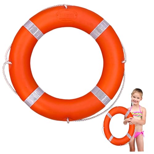 SWEETBIUTI Pool schwimmt, Kinder Schwimmen Schaumlebensdauer mit Perimeter Seil und reflektierendem Klebeband, 14 Dia..Tragbarer Leichter Lebensring für Schwimmbad, See, Fluss, Meer von SWEETBIUTI
