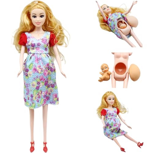 SWEETBIUTI Schwangere Puppe, 11, 8 Schwangeres Mutterspielzeug mit Babypuppenkreativgummi mit einem Baby in ihrem Bauchspiel -Accessoires für Kindergeschenkspielzeug SWEETBIUTI Schwangere Puppe, 11, 8 Schwangeres Mutterspielzeug mit Babypuppenkreativgummi mit einem Baby in ihrem Bauchspiel -Accessoires für Kindergeschenkspielzeug von SWEETBIUTI