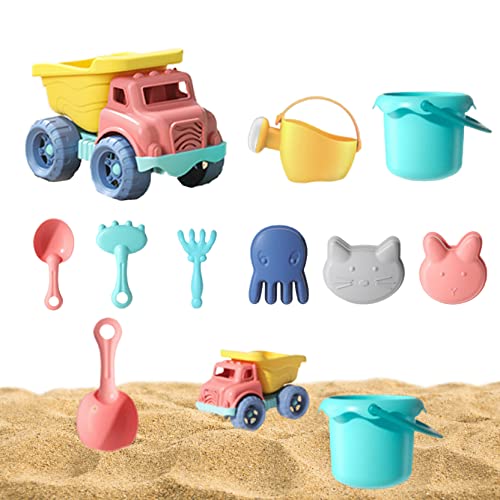 SWEETBIUTI Strandsandspielzeug Set Summer Bucket Beach Spielzeugset Kid Play Sand Toy Beach Toys Set für Kinder Sommer Beach Games 9pcs 1Set von SWEETBIUTI