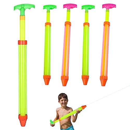 SWEETBIUTI Wasserpistole, 5pcs 43 cm Langer Wassersprung für Kinder Pool Spielzeug Spaß Soaker Gun für Swimming Pool Beach Garden Outdoor (zufällige Farbe). von SWEETBIUTI